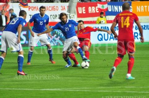 Тhe Italians gain a victory over the Armenian National Football Team