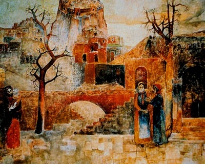 The construction of the House of Culture in Vahramaberd will maintain the wall with a fresco by Minas