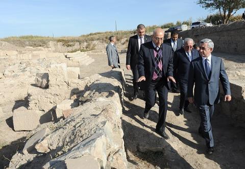 Armenian President visited ancient sites of Armenian archaeological heritage