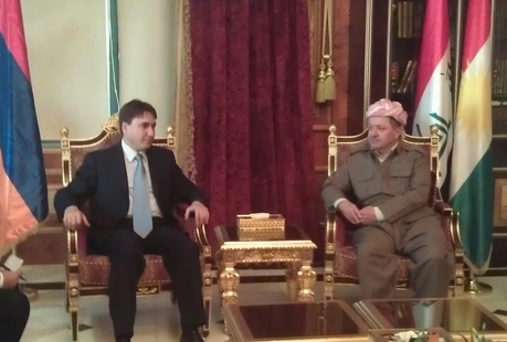 Iraqi Kurdistan is interested in the establishment of active cooperation with Armenia. Massoud Barzani