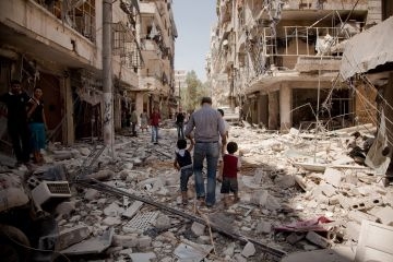 No shooting and explosions in the Armenian districts of Aleppo