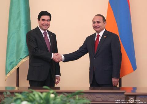 Hovik Abrahamyan invited to Turkmenistan