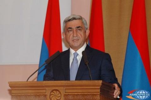 Serzh Sargsyan's inauguration ceremony to be held on April 9