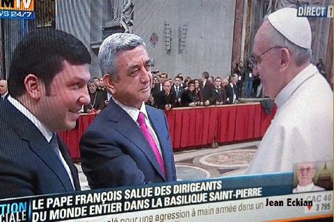 Serzh Sargsyan meets Pope Francis