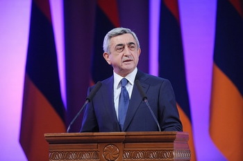 Serzh Sargsyan assumed the office of President of the Republic of Armenia