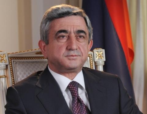 Serzh Sargsyan sent letter of condolence to President of People's Republic of China Xi Jinping