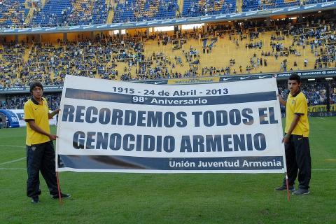 Armenian Genocide victims commemorated during Argentinean Football Championship 