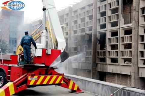 Non-complete isolation of fire became reason for new smoke in Spayka