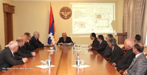 Issues on construction of new sport complex in Stepanakert discussed