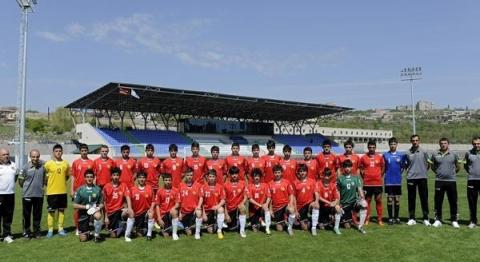 Armenia's U17 football team getting ready for friendly matches in Hungary