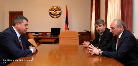 NKR President and Armenia's Chief of Police discussed issues on deepening of cooperation between police of two countries