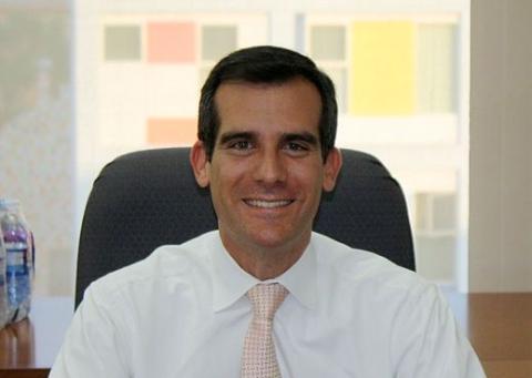 Eric Garcetti famous for his support to Armenians elected as Los Angeles' mayor   