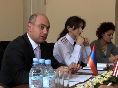 Experts of Washington Bureau of International Narcotics and Law Enforcement Affairs of US Department of State visited Police of Armenia