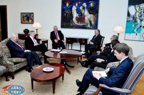 Edward Nalbandian hosted OSCE Minsk Group Co-Chairs 