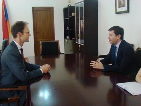 Armenia's Ombudsman had farewell meeting with Ambassador of Switzerland 