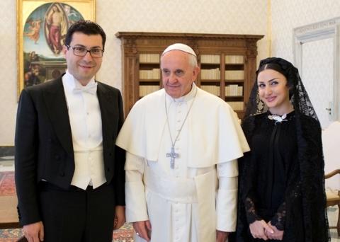 Armenian Ambassador handed in credentials to Pope Francis at Holy See