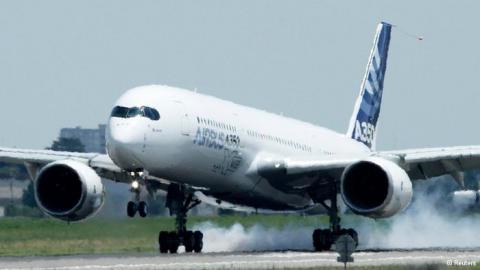 Airbus completes maiden flight of its A350