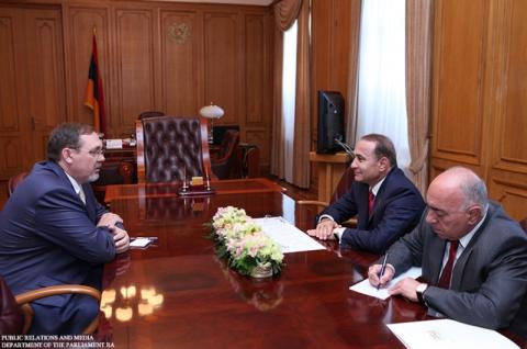 Hovik Abrahamyan and Ivan Volinkin discussed regional issues