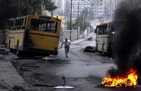 Wounded people on Aleppo-Beirut road have been taken to hospital 