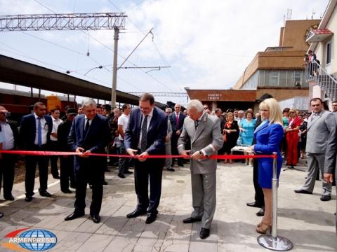 В Гюмри открылся Музей железнодорожной техники