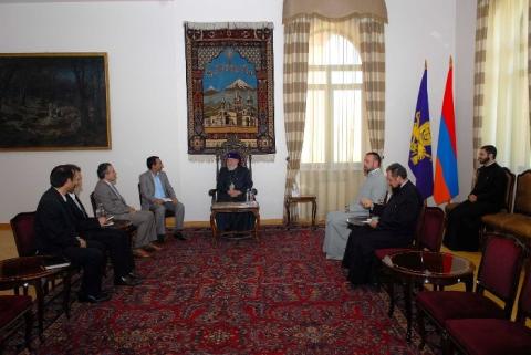 Իրանի Իսլամական Հանրապետության դեսպանն ու Գարեգին Բ կաթողիկոսը քննարկել են սիրիահայության խնդիրները 