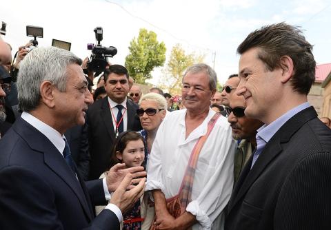 President Serzh Sargsyan paid a working visit to Shirak region