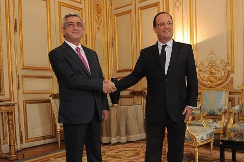 Armenian and French presidents don't see alternatives to OSCE Minsk Group Chairmanship in Nagorno-Karabakh conflict settlement process