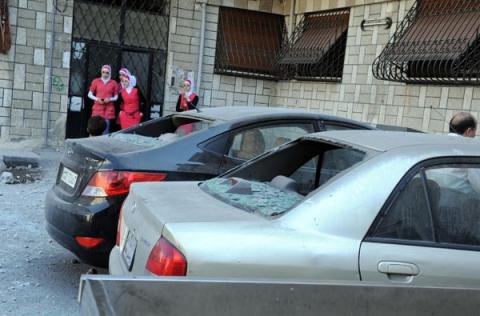 Eight citizens injured by terrorists' shells on al-Midan, Damascus