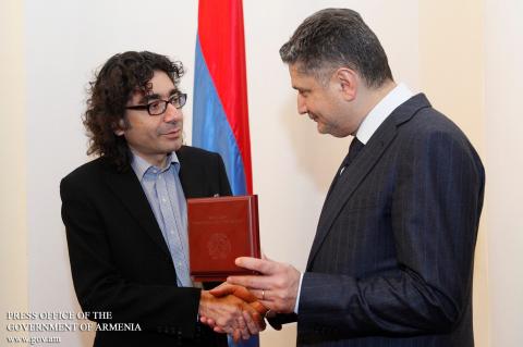Կարեն Դուրգարյանը պարգևատրվել է ՀՀ վարչապետի հուշամեդալով