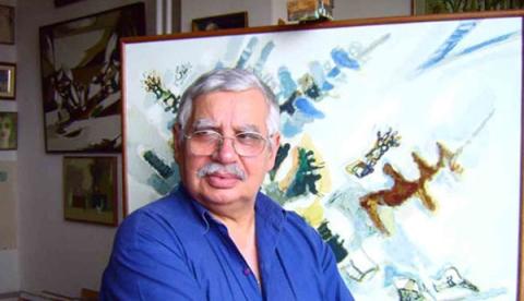 Robert Elibekian presents his “Crucifixion” to restoration of Odzun Church