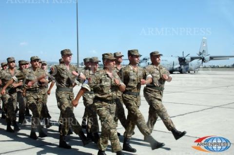 Armenian peacekeepers leave for Afghanistan