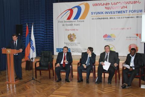OSCE promotes investments in Syunik province of Armenia