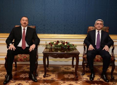 Meeting between Serzh Sargsyan and Ilham Aliev commenced in Vienna