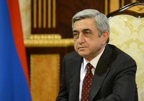 Serzh Sargsyan sends telegram of condolences to Latvia’s President Andris Bērziņš