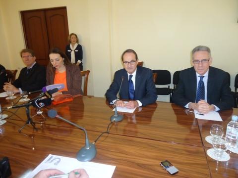 French parliamentarians visit Gyumri on 25th earthquake anniversary