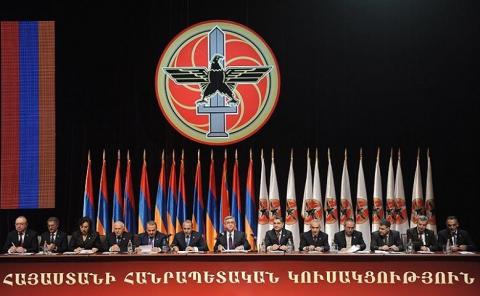 Во второй половине мая состоится 15-й съезд Республиканской партии Армении 