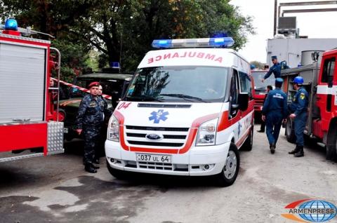 Մրգաշատի գազալցակյանի պայթյունի հետևանքով վիրավորված լիցքավորողը տեղափոխվել է Երևան