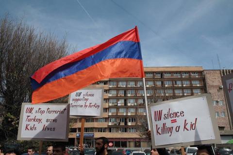 Сирийские СМИ коснулись акции протеста в Ереване против политики Эрдогана