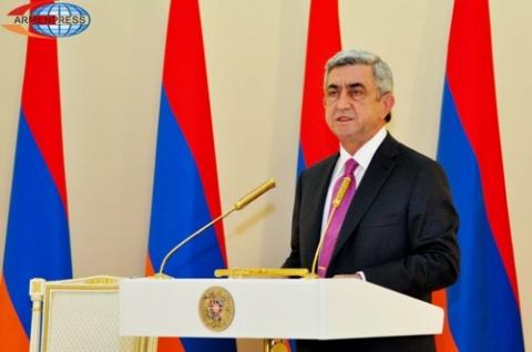 Serzh Sargsyan signed decree on reorganization of bodies under Government