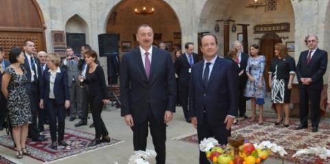 Իլհամ Ալիևը Բաքվում ընդունել է Ֆրանսուա Օլանդին