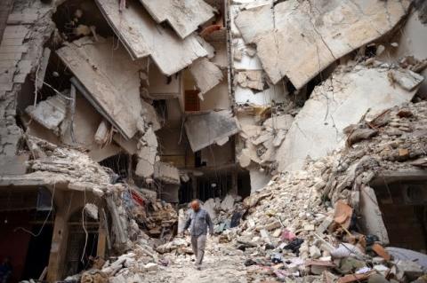 Dead body of Armenian found under ruins of building in Aleppo