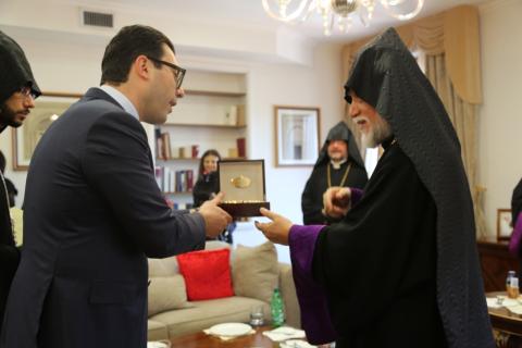 In Vatican Catholicos Aram I visited embassies of Armenia and Lebanon