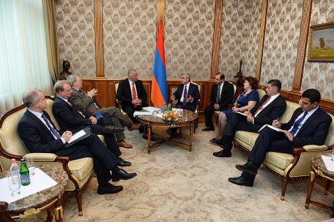 Armenia’s President receives PACE co-rapporteurs