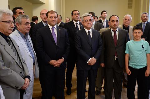 Armenia’s President attends “Sooner or Later” book presentation by Vrej Israyelyan