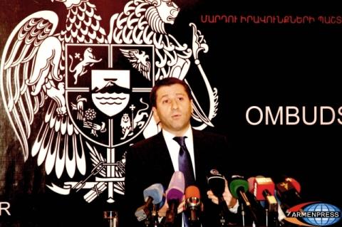 Омбудсмен Армении выразил озабоченность в связи с инцидентом между участниками акции протеста и полицией 