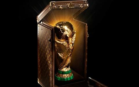 FIFA World Cup trophy case designed by Louis Vuitton