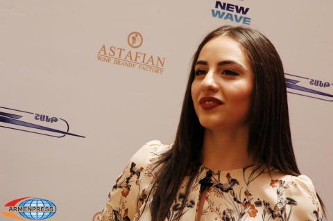 Sona Rubenyan participates in "New Wave" contest hoping to win