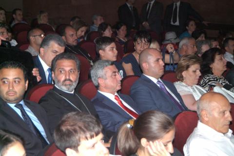 Armenia’s President honors by his presence “Book” movie premiere