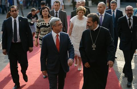 Armenia’s President attends “Book” movie premiere