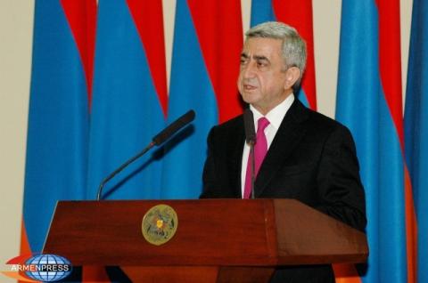 Armenia's President sends telegram of condolences to Vladimir Putin on Moscow Metro accident